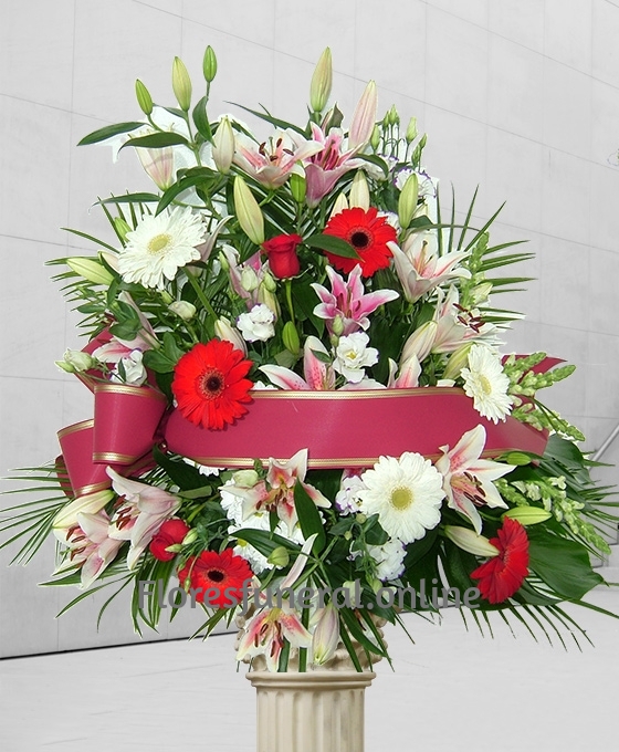 enviar arreglos florales a tanatorio